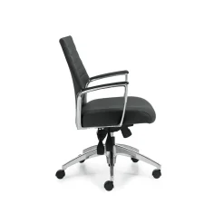 Online Accord Vinyl Executive Chair, Ink Black (26714ALA16F) Office Chairs