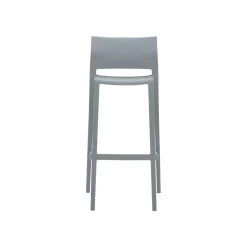 Hot Bakhita Plastic Armless Bar Chair, Alloy, 4/Carton (6754ALY) Folding & Stacking