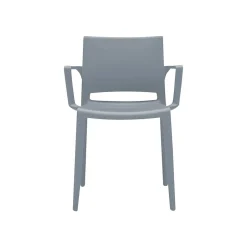 Best Bakhita Polypropylene Banquet/Reception Chair, Char, 4/Carton (6750CHA) Folding & Stacking