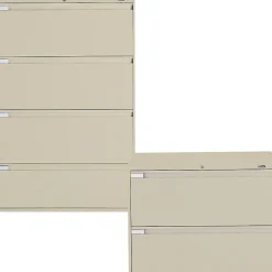4-Drawer Lateral File Cabinet, Desert Putty File Cabinets