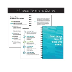 Global Printed Products Hardcover Fitness Journal, College-Ruled, Blue, 120 Pages (GPP-0068-S) Outlet