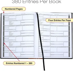 Notary Public Record Book, 8.5