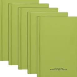 Global Printed Products Tactical Military Notebook, 5.5" x 8", 192 Sheets, Green, 5/Pack (GPP-0117-5) Discount