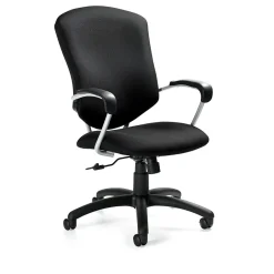 Hot Supra Urban Fabric High Back Tilter Chair, Brown Ridge Office Chairs