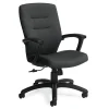 Online Synopsis Urban Fabric Medium Back Tilter Chair, Gravel Road Office Chairs