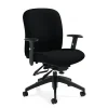 Outlet Truform Urban Fabric Heavy Duty Medium Back Multi-Tilter Chair, Gravel Road Office Chairs