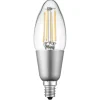 Smart Bulbs<Globe Electric B11-Shape E12-Base Wi-Fi Tunable Edison-Style 40-Watt-Replacement Smart Candelabra LED Bulb, White (34918)