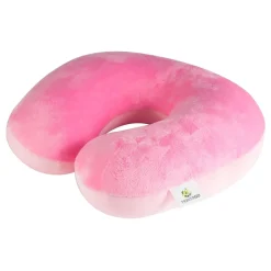 Go Green Power Travergo Polyester Travel Pillow, Pink (TR1020PK)