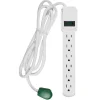 Surge Protectors & Power Strips<GoGreen Power 6 Outlet Surge Protector, 6' Cord, White (GG-16106MS)