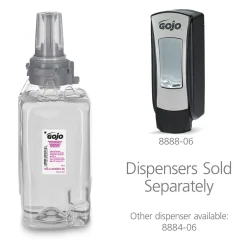 GOJO Antibacterial Foaming Hand Soap Refill for ADX-12 Dispenser, Plum Scent, 1250 mL, 3/Carton (8812-03)