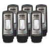 GOJO HAND MEDIC ADX-7 Wall Mounted Hand Soap Dispenser, Black/Chrome, 6/Carton (8782-06)