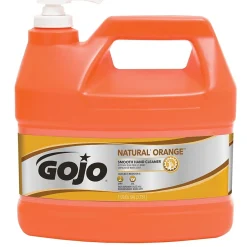 GOJO Natural Orange Liquid Hand Soap, Orange Citrus Scent, 128 oz. (0945-04)