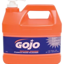 GOJO Natural Orange Liquid Hand Soap, Orange Citrus Scent, 128 oz. (0955-04)