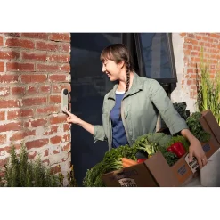 Smart Doorbells<Google Nest Battery-Powered Video Doorbell, Ash Gray (6315043)