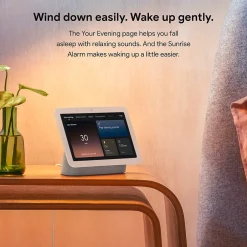 Smart Speakers & Displays<Google Nest Hub 2nd Generation 7" Smart Display, White (GA01331-US)