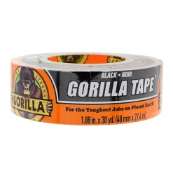 Gorilla Duct Tape, 1.88" x 30 yds., Black (105629)* Duct Tape