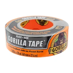 Gorilla Duct Tape, 1.88" x 30 yds., Black (105629)* Duct Tape