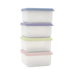 Gourmet Kitchen Snack Containers, Assorted Colors, 4/Set (335271) Online