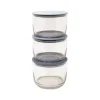 Food Storage Containers<Gourmet Kitchen Stacking Container, 3/Pack (233391)