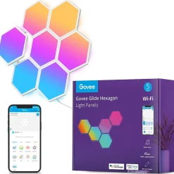 Smart Bulbs<Govee Glide Hexa Multicolor LED Light Panels (B6061A02)