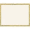 Best Braided Foil Certificates, 8.5" x 11", Beige/Gold, 15/Pack (963006) Awards & Certificates