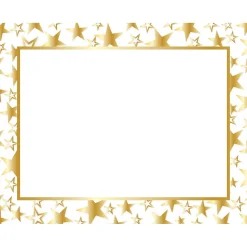 Discount Certificates, 8.5" x 11", Gold and White, 50/Pack (2014025) Awards & Certificates