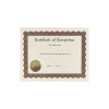Hot Certificates, 8.5" x 11", Gold, 18/Pack (20104236) Awards & Certificates