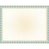 Clearance Certificates, 8.5" x 11", Westminster Green, 6/Pack (963022) Awards & Certificates