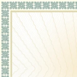 Clearance Certificates, 8.5" x 11", Westminster Green, 6/Pack (963022) Awards & Certificates