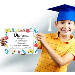 New Grade School Diploma Graduation Certificates, 8.5