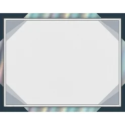 Clearance Rainbow Foil Certificates, 8.5" x 11", Midnight Blue, 15/Pack (2019004) Awards & Certificates