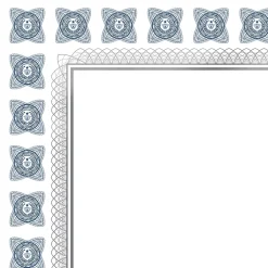 New Silver Scholar Certificates, 8.5" x 11", Silver and White 15/Count (2015074) Awards & Certificates