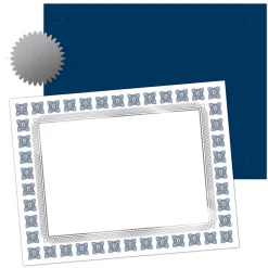 Hot Silver Scholar Certificates, 8.5" x 11", Multicolor, 30/Pack (2015074KIT) Awards & Certificates