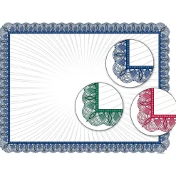 New Value Variety Certificates, 8.5" x 11", Multicolor, 30/Pack (2015094) Awards & Certificates