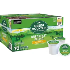 Keurig K-Cups<Green Mountain Breakfast Blend Coffee Keurig® K-Cup® Pods, Light Roast, 70/Box (5000373741)