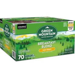 Keurig K-Cups<Green Mountain Breakfast Blend Coffee Keurig® K-Cup® Pods, Light Roast, 70/Box (5000373741)