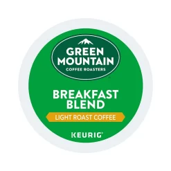 Keurig K-Cups<Green Mountain Breakfast Blend Coffee Keurig® K-Cup® Pods, Light Roast, 70/Box (5000373741)