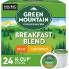 Keurig K-Cups<Green Mountain Breakfast Blend Decaf Coffee Keurig® K-Cup® Pods, Light Roast, 24/Box (5000330139)