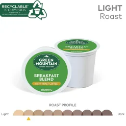 Keurig K-Cups<Green Mountain Breakfast Blend Coffee Keurig® K-Cup® Pods, Light Roast, 96/Carton (6520)