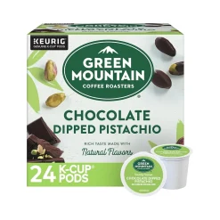 Keurig K-Cups<Green Mountain Coffee Roasters Chocolate Dipped Pistachio Coffee Keurig® K-Cup® Pods, 24/Box (5000378228)