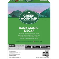 Keurig K-Cups<Green Mountain Dark Magic Decaf Coffee Keurig® K-Cup® Pods, Dark Roast, 96/Carton (504067)