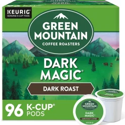 Keurig K-Cups<Green Mountain Dark Magic Coffee Keurig® K-Cup® Pods, Dark Roast, 96/Carton (4061)