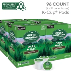 Keurig K-Cups<Green Mountain Dark Magic Coffee Keurig® K-Cup® Pods, Dark Roast, 96/Carton (4061)