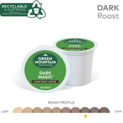 Keurig K-Cups<Green Mountain Dark Magic Coffee Keurig® K-Cup® Pods, Dark Roast, 96/Carton (4061)