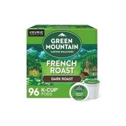 Keurig K-Cups<Green Mountain French Roast Coffee Keurig® K-Cup® Pods, Dark Roast, 96/Carton (6694)