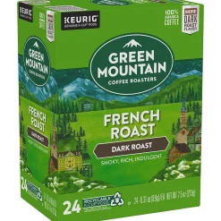 Keurig K-Cups<Green Mountain French Roast Coffee Keurig® K-Cup® Pods, Dark Roast, 96/Carton (6694)