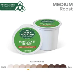 Keurig K-Cups<Green Mountain Nantucket Blend Coffee Keurig® K-Cup® Pods, Medium Roast, 24/Box (6663)