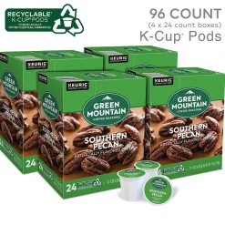 Keurig K-Cups<Green Mountain Southern Pecan Coffee Keurig® K-Cup® Pods, Light Roast, 96/Carton (67726)