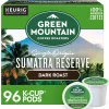 Keurig K-Cups<Green Mountain Sumatra Reserve Coffee, Dark Roast, 0.40 oz. Keurig® K-Cup® Pods, 96/Carton (GMT4060CT)