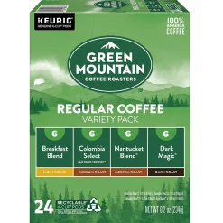 Keurig K-Cups<Green Mountain Variety Pack Coffee Keurig® K-Cup® Pods, 24/Box (5000374159)